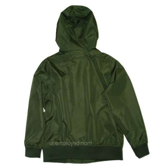 WindBreaker Jacket Coat Hooded Zip Front Outerwear - Picture 8 of 10